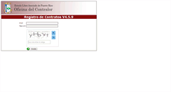 Desktop Screenshot of contratosonline.ocpr.gov.pr
